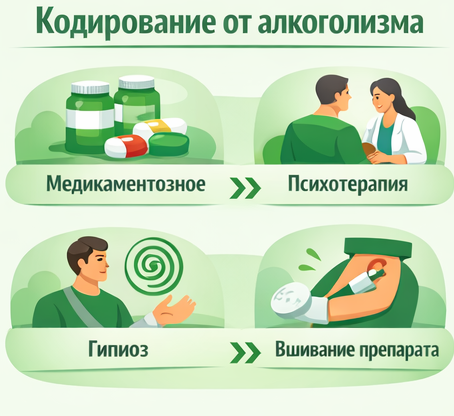 кодирование от алкоголизма в Инзе Санати